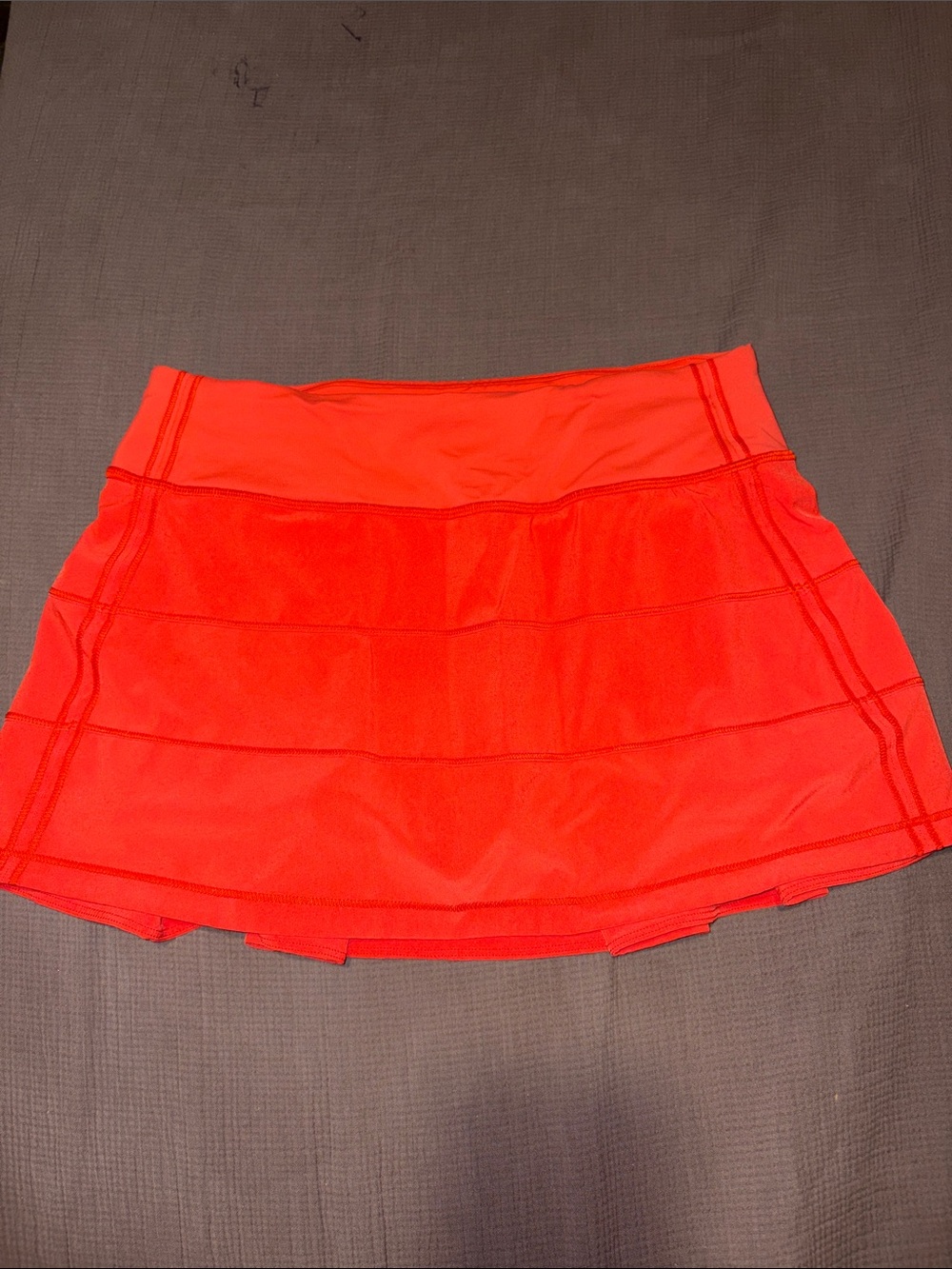 lululemon athletica Bright Coral Red Circle Skirt